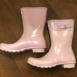 Lavender Hunter Rain Boots - Crop